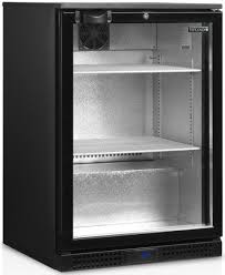 Tefcold Getränkekühlschrank+Glastüre 115 L - schwarz